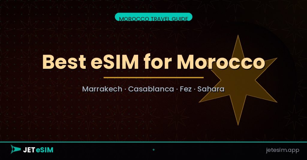 best eSIM for Morocco travel eSIM guide by Jet eSIM