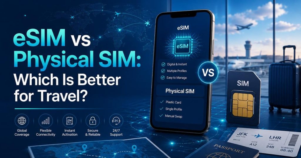eSIM vs physical SIM - eSIM vs Physical SIM: Which Is Better for Travel?