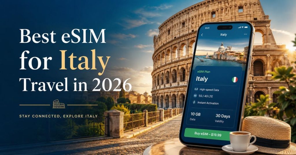 eSIM for Italy travel eSIM guide by Jet eSIM